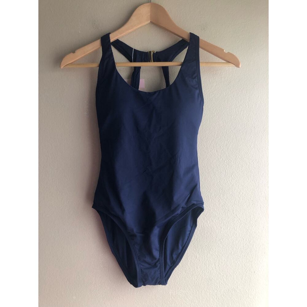 NEW Andie Catalina One Piece Navy Blue Bikini Size Small Womens